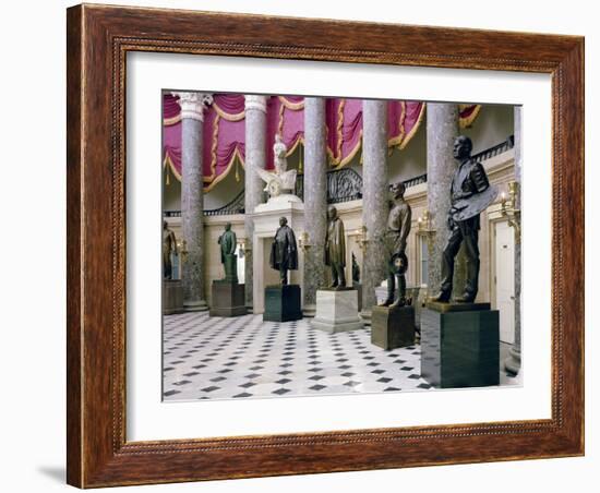 Interior Rotunda US Capitol Building-Carol Highsmith-Framed Photo