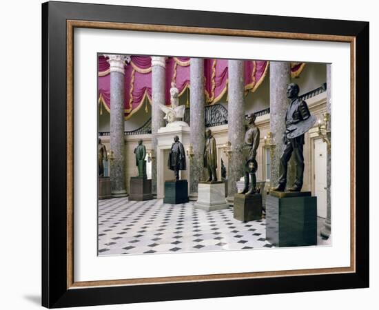 Interior Rotunda US Capitol Building-Carol Highsmith-Framed Photo