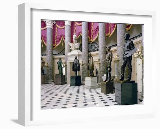 Interior Rotunda US Capitol Building-Carol Highsmith-Framed Photo