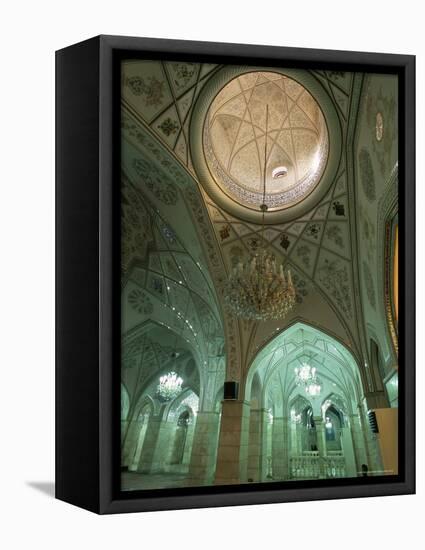 Interior, Sayyida Ruqayya Mosque, Damascus, Syria, Middle East-Alison Wright-Framed Premier Image Canvas