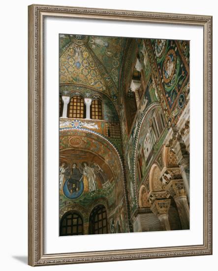 Interior Showing Apse, Basilica San Vitale, 6th century AD, Ravenna-null-Framed Photographic Print