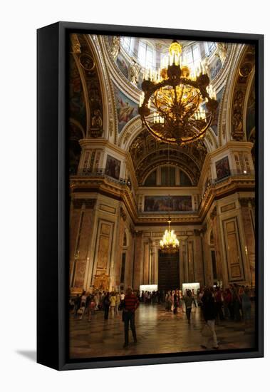 Interior, St Isaac's Cathedral, St Petersburg, Russia, 2011-Sheldon Marshall-Framed Premier Image Canvas