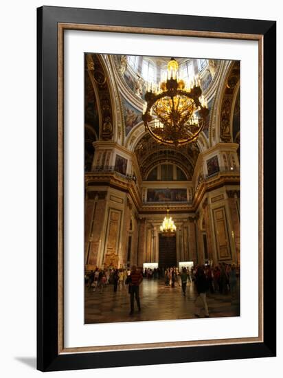 Interior, St Isaac's Cathedral, St Petersburg, Russia, 2011-Sheldon Marshall-Framed Photographic Print