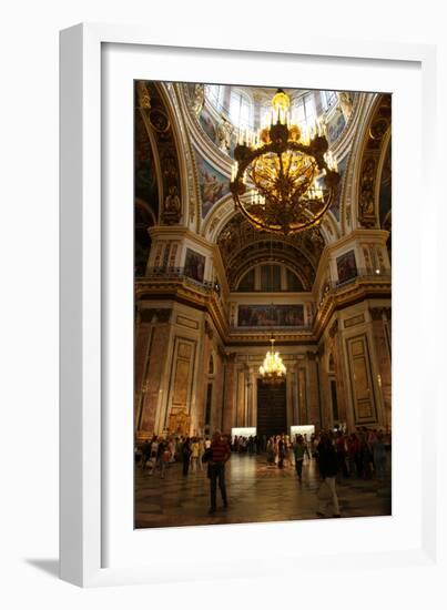 Interior, St Isaac's Cathedral, St Petersburg, Russia, 2011-Sheldon Marshall-Framed Photographic Print