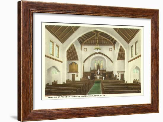 Interior, St. Paul's Church, Charleston, West Virginia-null-Framed Art Print