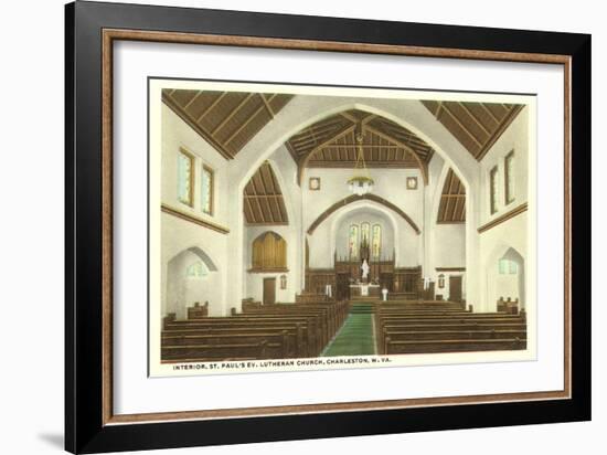 Interior, St. Paul's Church, Charleston, West Virginia-null-Framed Art Print