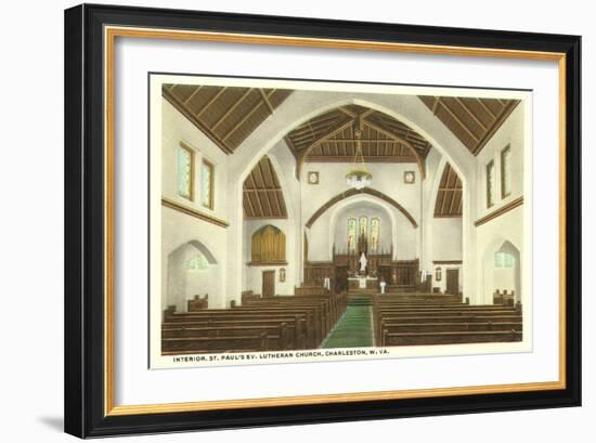 Interior, St. Paul's Church, Charleston, West Virginia-null-Framed Art Print