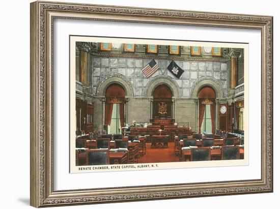 Interior, State House, Albany, New York-null-Framed Art Print