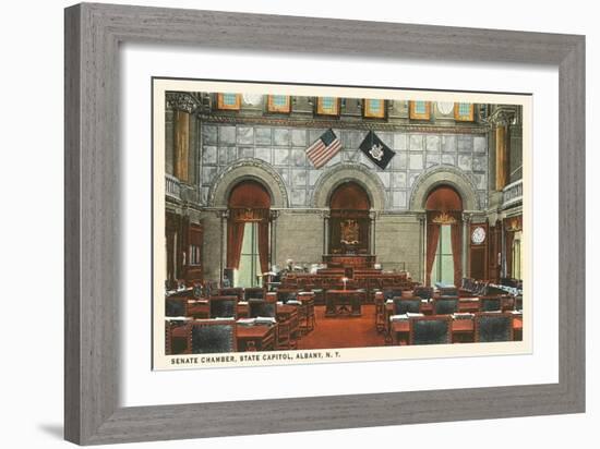 Interior, State House, Albany, New York-null-Framed Art Print