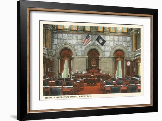 Interior, State House, Albany, New York-null-Framed Art Print