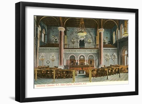 Interior, State House, Albany, New York-null-Framed Art Print