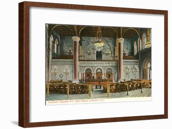 Interior, State House, Albany, New York-null-Framed Art Print