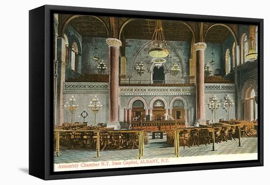 Interior, State House, Albany, New York-null-Framed Stretched Canvas
