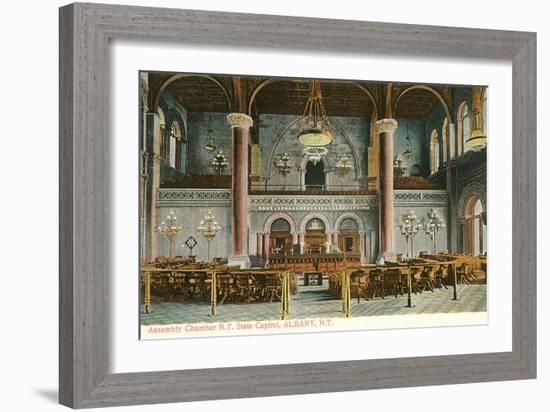 Interior, State House, Albany, New York-null-Framed Premium Giclee Print