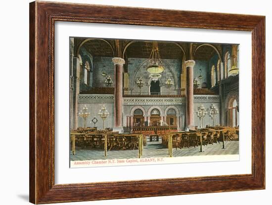 Interior, State House, Albany, New York-null-Framed Premium Giclee Print