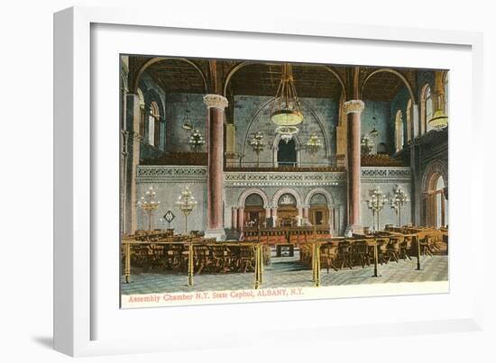 Interior, State House, Albany, New York-null-Framed Premium Giclee Print