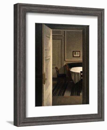 Interior, Strandgade 30, 1904-Vilhelm Hammershoi-Framed Giclee Print