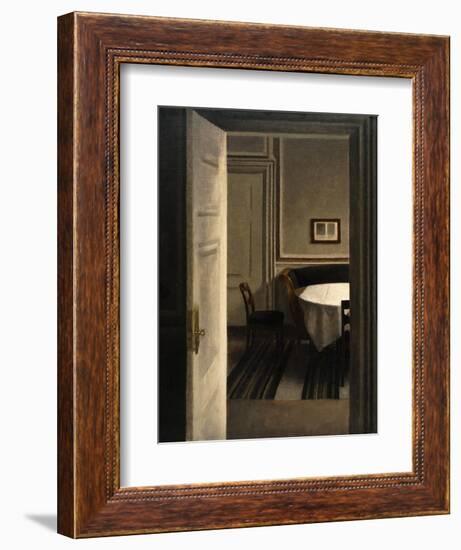 Interior, Strandgade 30, 1904-Vilhelm Hammershoi-Framed Giclee Print