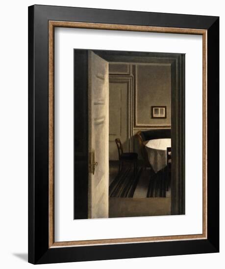 Interior, Strandgade 30, 1904-Vilhelm Hammershoi-Framed Giclee Print