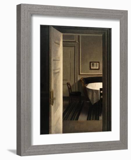 Interior, Strandgade 30, 1904-Vilhelm Hammershoi-Framed Giclee Print