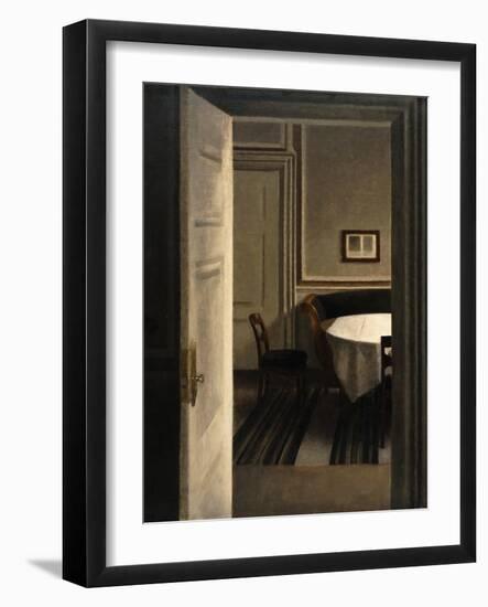 Interior, Strandgade 30, 1904-Vilhelm Hammershoi-Framed Giclee Print