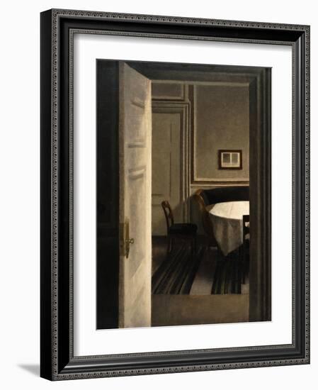 Interior, Strandgade 30, 1904-Vilhelm Hammershoi-Framed Giclee Print