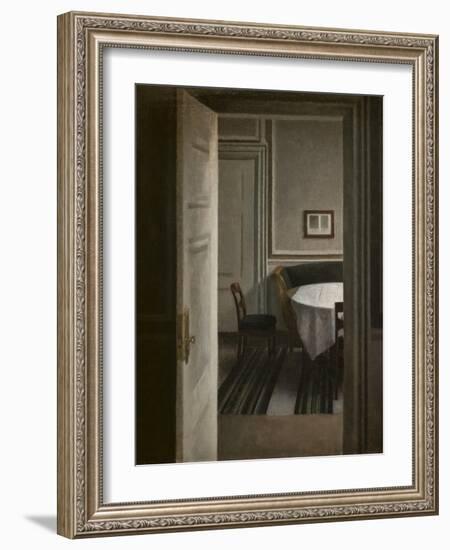 Interior, Strandgade 30, 1904-Vilhelm Hammershoi-Framed Giclee Print