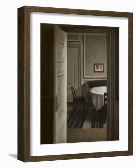 Interior, Strandgade 30, 1904-Vilhelm Hammershoi-Framed Giclee Print