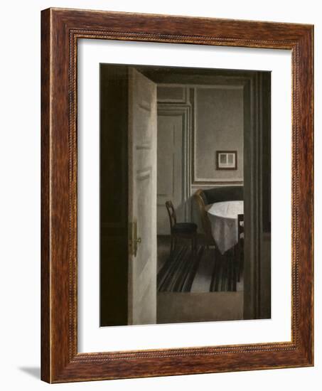 Interior, Strandgade 30, 1904-Vilhelm Hammershoi-Framed Giclee Print