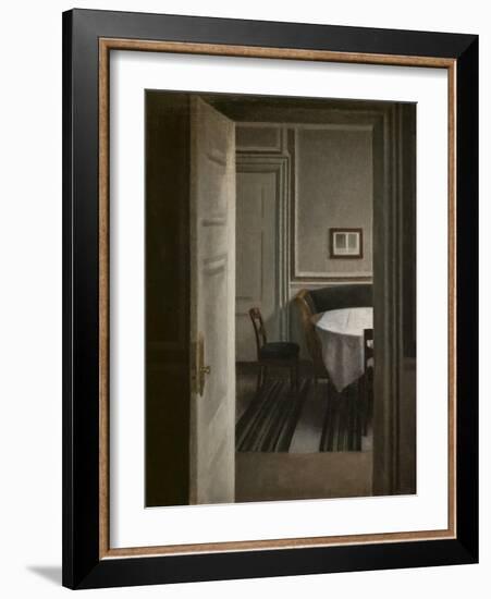 Interior, Strandgade 30, 1904-Vilhelm Hammershoi-Framed Giclee Print