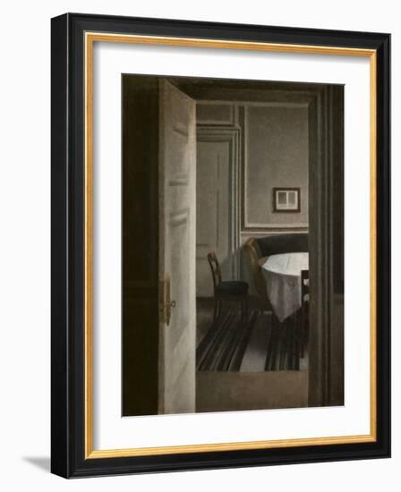 Interior, Strandgade 30, 1904-Vilhelm Hammershoi-Framed Giclee Print