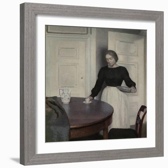 Interior, Strandgade 30, detail, 1899-Vilhelm Hammershoi-Framed Giclee Print