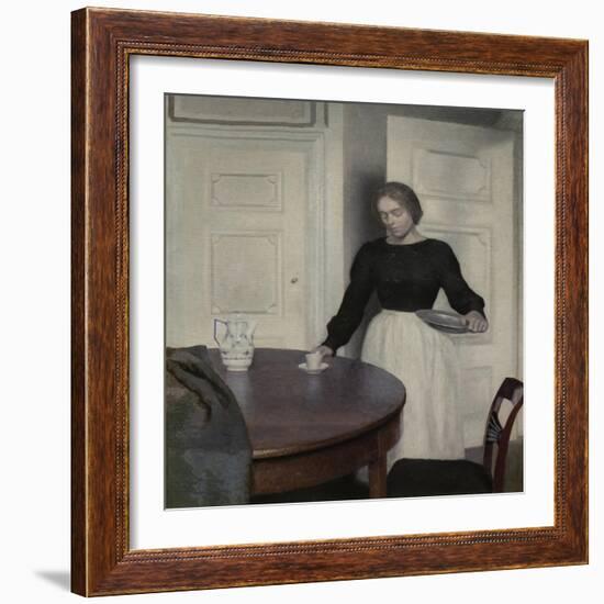 Interior, Strandgade 30, detail, 1899-Vilhelm Hammershoi-Framed Giclee Print