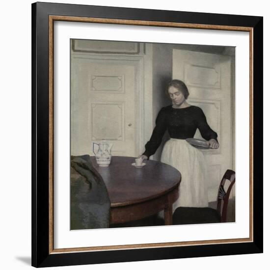 Interior, Strandgade 30, detail, 1899-Vilhelm Hammershoi-Framed Giclee Print