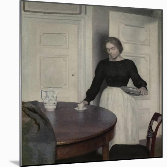 Interior, Strandgade 30, detail, 1899-Vilhelm Hammershoi-Mounted Giclee Print