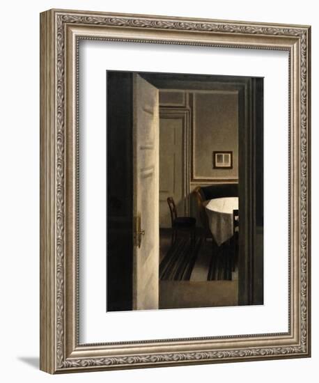 Interior, Strandgade 30-Vilhelm Hammershoi-Framed Giclee Print