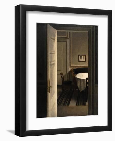 Interior, Strandgade 30-Vilhelm Hammershoi-Framed Giclee Print