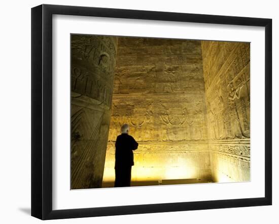 Interior, Temple of Horus, Edfu, Egypt, North Africa, Africa-Michael DeFreitas-Framed Photographic Print