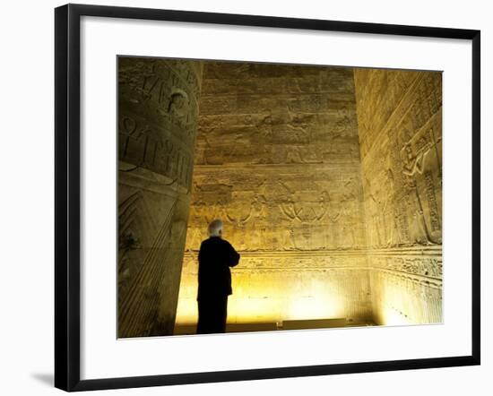 Interior, Temple of Horus, Edfu, Egypt, North Africa, Africa-Michael DeFreitas-Framed Photographic Print