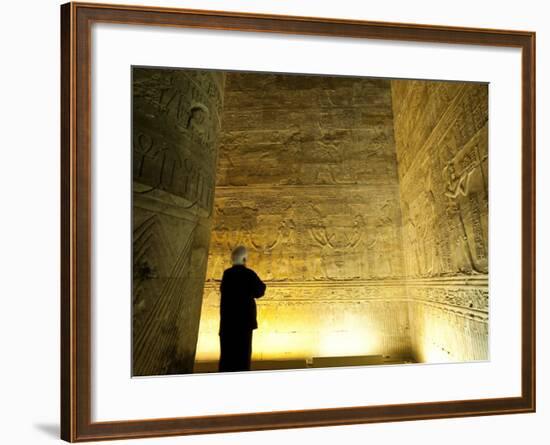 Interior, Temple of Horus, Edfu, Egypt, North Africa, Africa-Michael DeFreitas-Framed Photographic Print