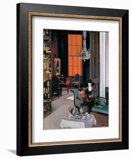 Interior - the Orange Blind, c.1928-Francis Campbell Boileau Cadell-Framed Giclee Print