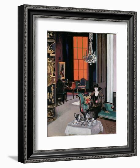 Interior - the Orange Blind, c.1928-Francis Campbell Boileau Cadell-Framed Giclee Print