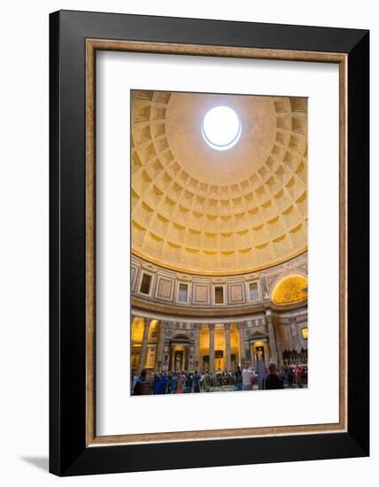 Interior, the Pantheon, UNESCO World Heritage Site, Rome, Lazio, Italy, Europe-Frank Fell-Framed Photographic Print