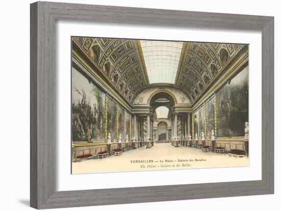 Interior, Versailles Palace, France-null-Framed Art Print