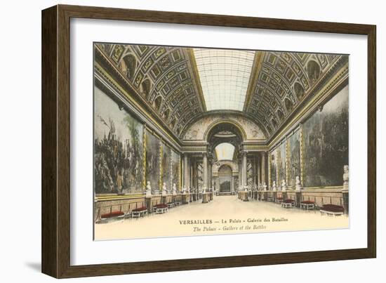 Interior, Versailles Palace, France-null-Framed Art Print