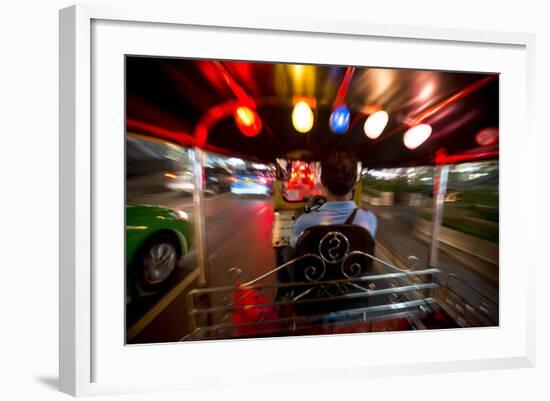 Interior View from Tuk-Tuk, Bangkok, Thailand, Southeast Asia, Asia-Ben Pipe-Framed Photographic Print