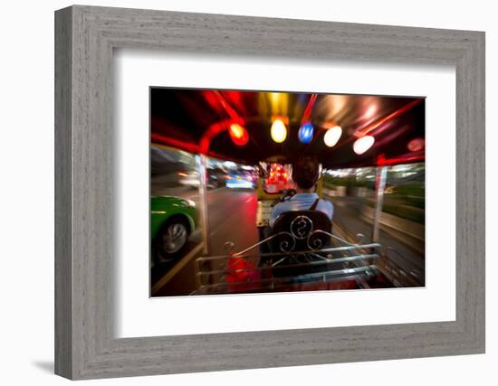 Interior View from Tuk-Tuk, Bangkok, Thailand, Southeast Asia, Asia-Ben Pipe-Framed Photographic Print