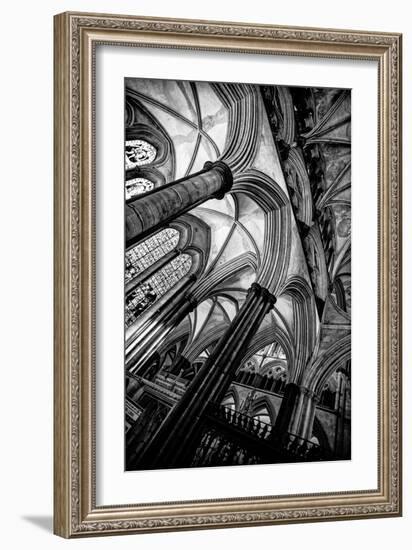 Interior View of Cathedral Vaulting-Rory Garforth-Framed Photographic Print