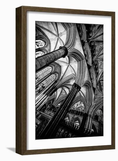 Interior View of Cathedral Vaulting-Rory Garforth-Framed Photographic Print