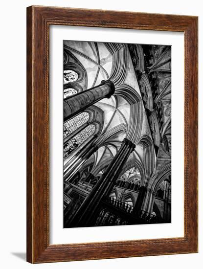 Interior View of Cathedral Vaulting-Rory Garforth-Framed Photographic Print